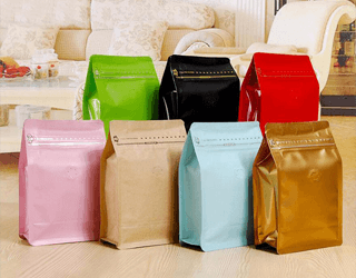 Coffee bags with valves