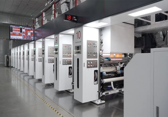 Double layer printing machine