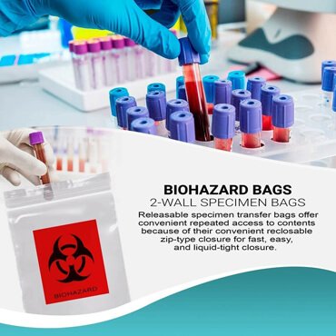 Laboratory specimen bag usage scenario 5