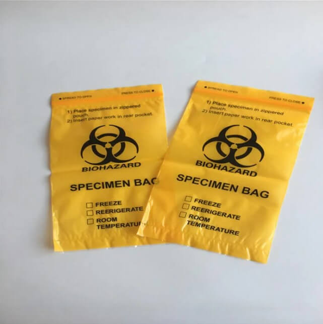 laboratory specimen bag