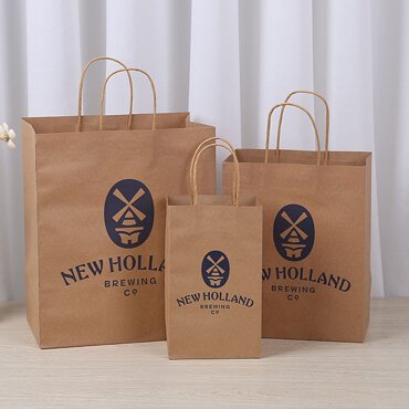 Specifying a custom paper bag bottom insert paper bags with handles