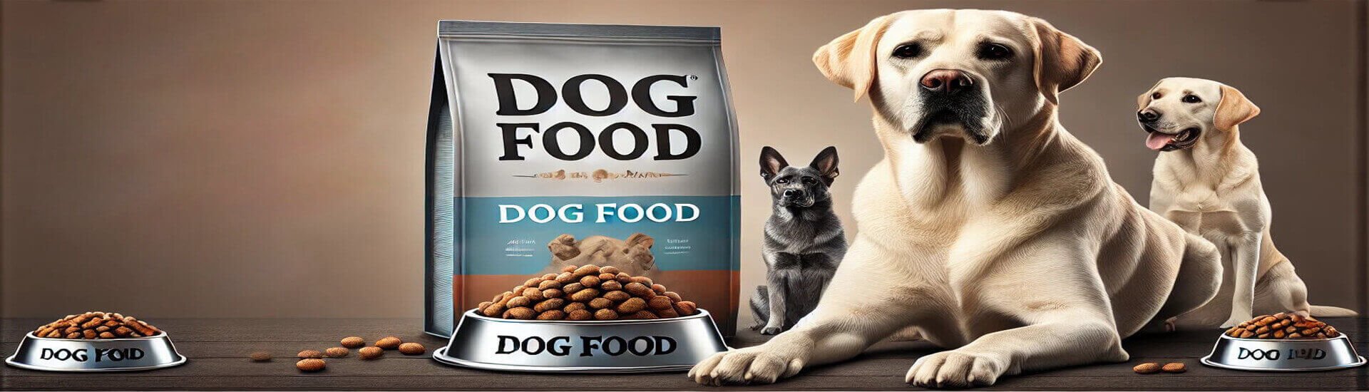 dog food bag banner