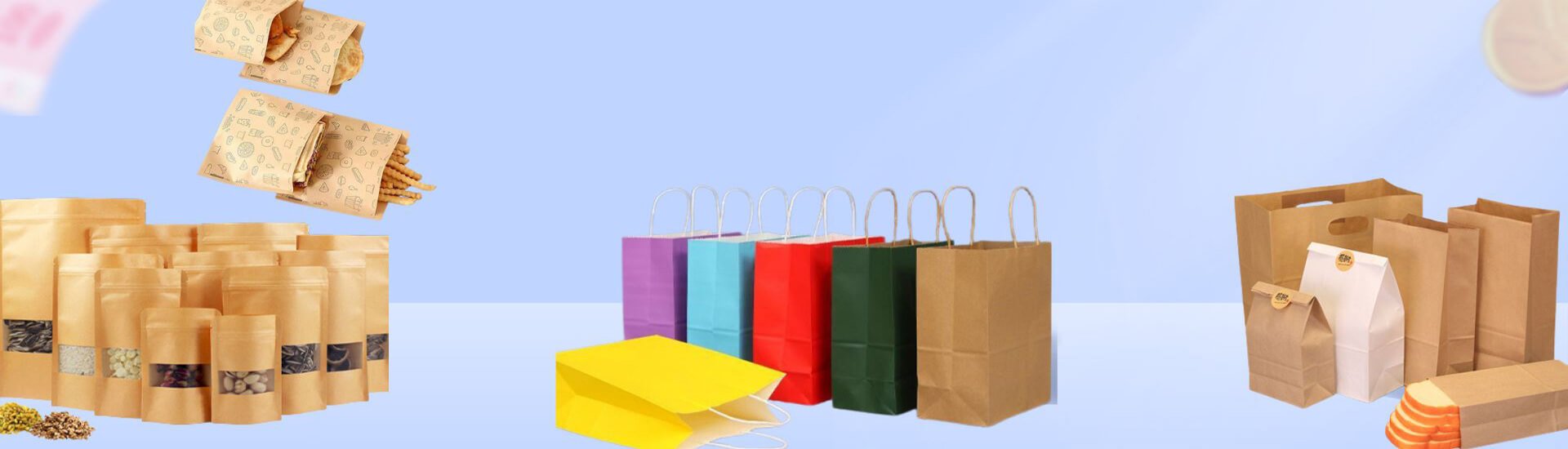 paper bags banner