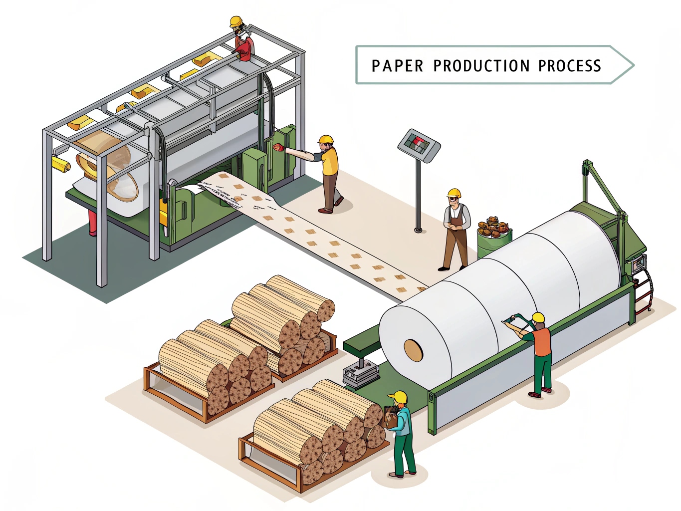 Paper production process