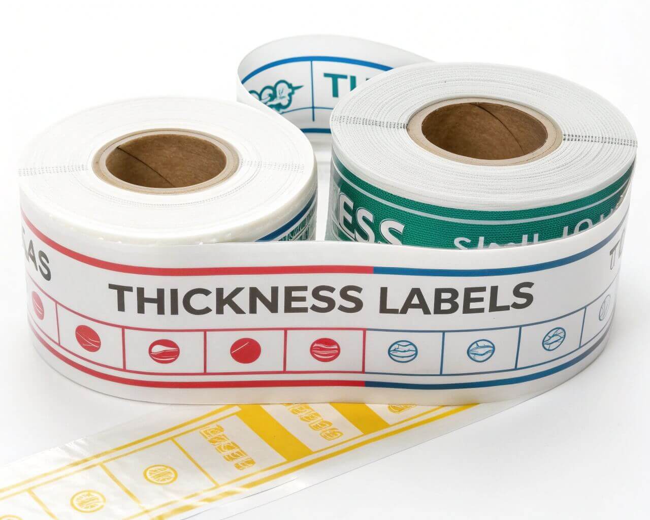 bag seal thickness labels