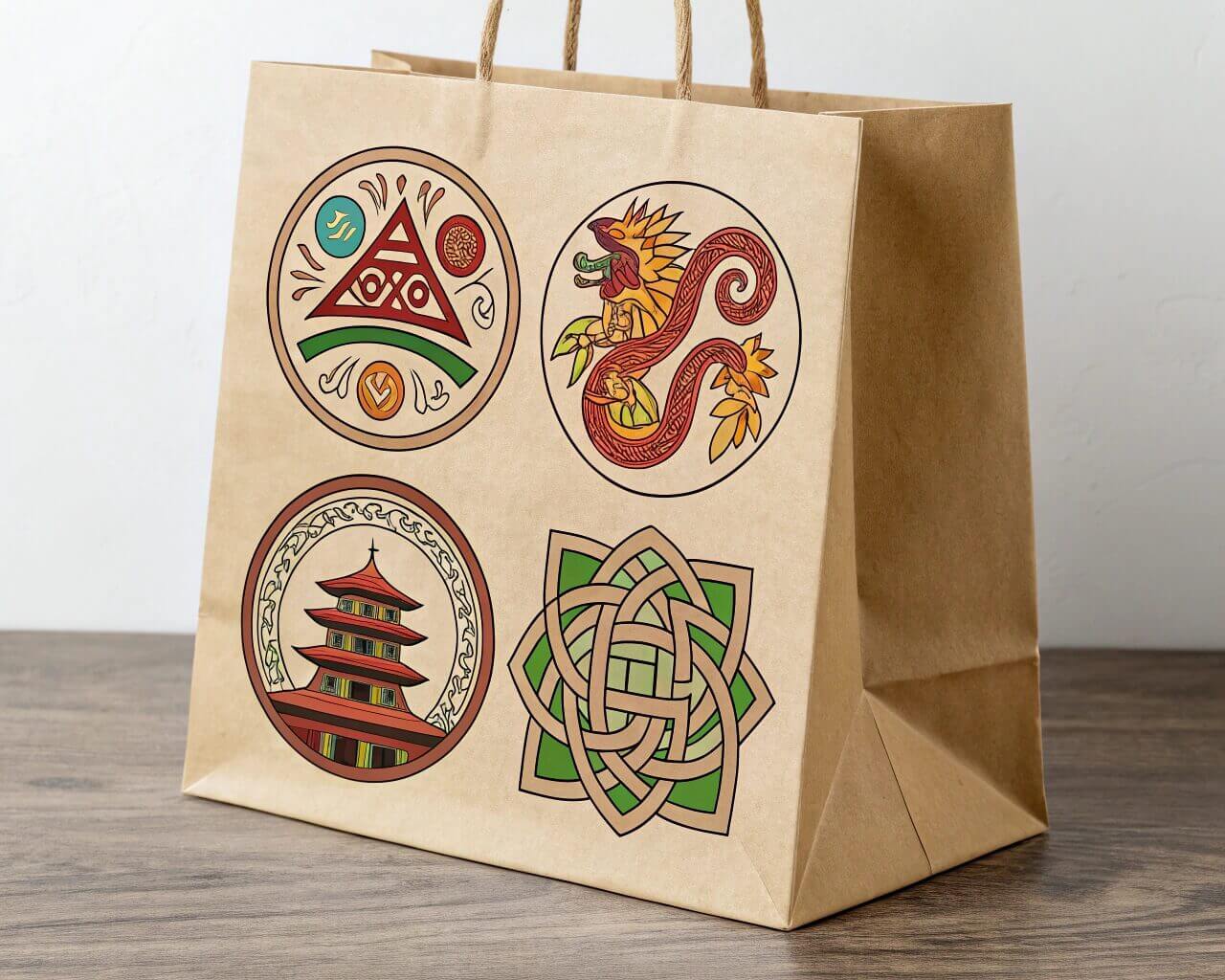 paper bag cultural symbols